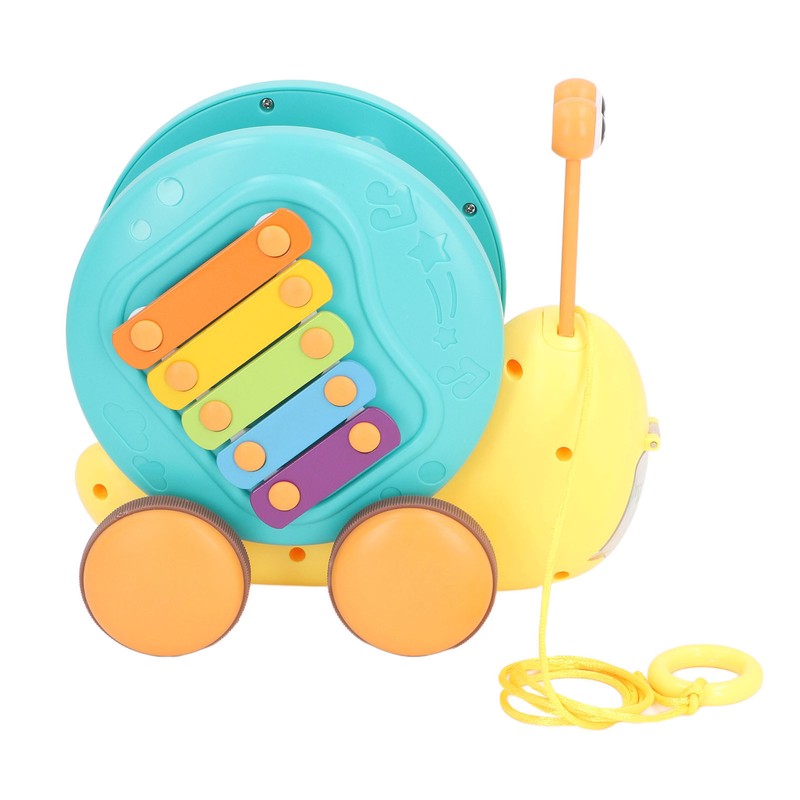 Crawling Snail Musical Toy Sound Lights Improve Coordination Walking Snail