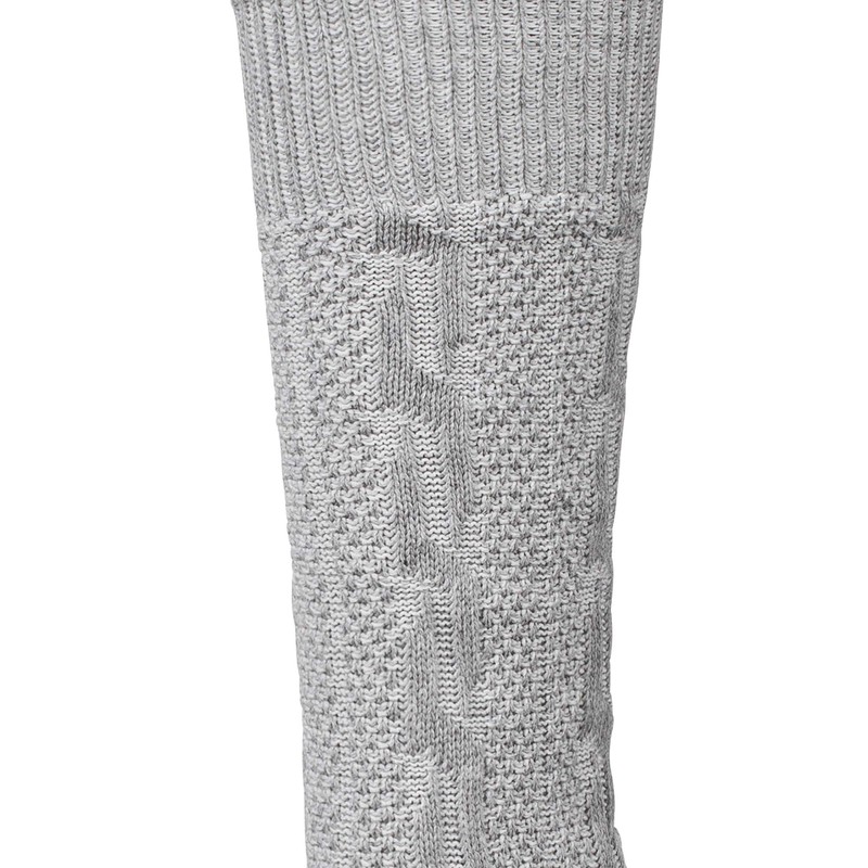 Paugos German Traditional Costume Socks with Cable Knit Pattern in