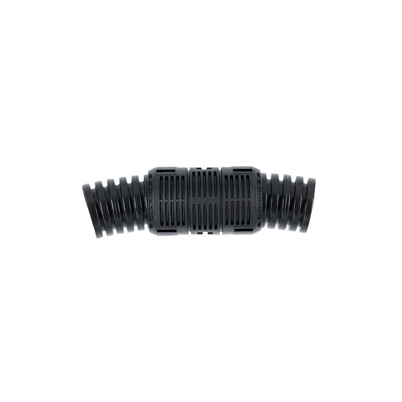 Corrugated Pipe Connector M32 - Sleeve Black, 4 Half Shells