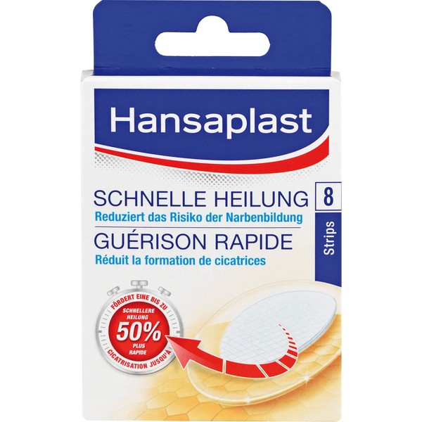 Hansaplast Fast Healing Strips Plasters – Pack of 8