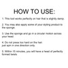 Hair Sponge Brush, Big Holes Sponge, Curling Sponge Glove, Dreads