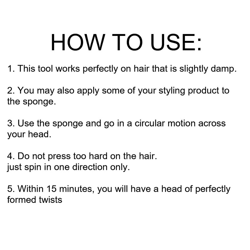 Hair Sponge Brush, Big Holes Sponge, Curling Sponge Glove, Dreads