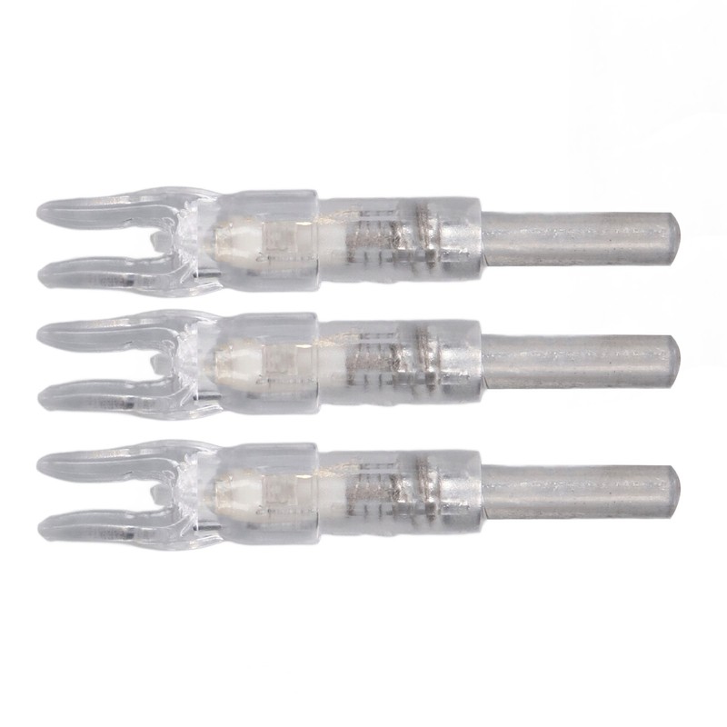 3PCS Lighted Nocks for Arrows Automatic Lighting 6.2mm Internal Diameter
