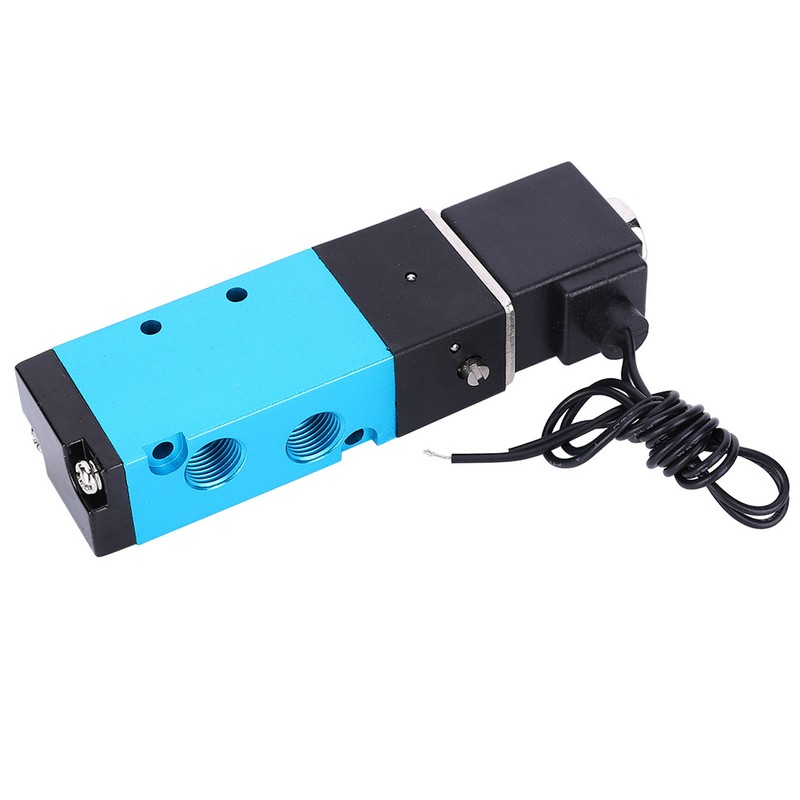 Solenoid Valve 2-Position 5-Way Aluminum Alloy High Sensitivity with Copper