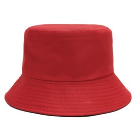 BPTZYLN Red Bucket Hat,Red Hat Bucket Hat Mens Bucket Hat Bucket Hats Men,Hats for Men UK Men's Bucket Hats Bucket Hats Women,Bucket Hats for Hunting Camping Hiking Traveling Fishing