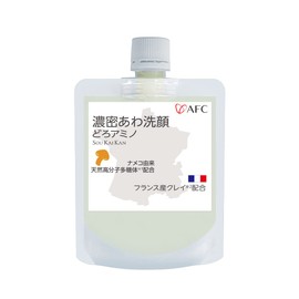 AFC Dense Awa Face Wash Amino, 4.2 oz (120 g), Mud Cleansing, Foam, Clay, No Synthetic Coloring, Paraben Free