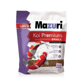 Mazuri Koi Premium Food Small - 2mm Pellet Food for Koi & Goldfish up to 6 inches, 3.5 Pound (3.5 LB) Bag