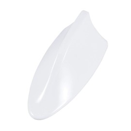 LABRIMP Car Fin Antenna Stylish fin Design for Enhanced Signal Reception Easy Installation with Double Sided Tape White