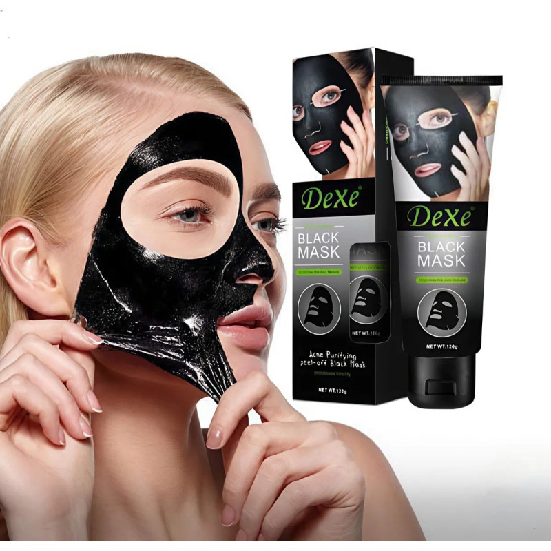 🔥 Dexe black mask mascarilla carbón activado elimina puntos negros