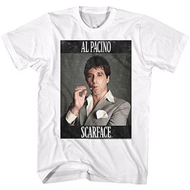 Scarface Al Pacino Smoking Cigar Framed T-Shirt