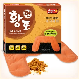 Danaeun cotton red clay hot and cold compress - neck and shoulders only / 다나은 면 황토 냉온 찜질팩-목어깨 전용