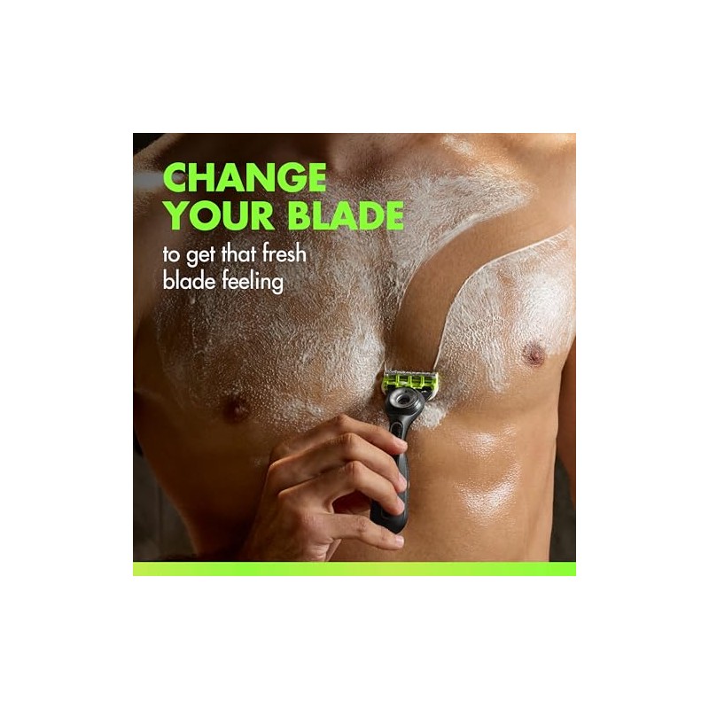 GilletteLabs Body + Intimate Razor Blade Refill Cartridges, 8 Count
