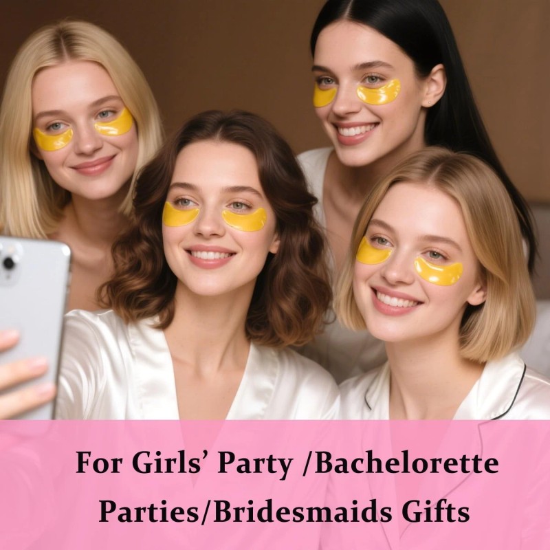 Miniling 30 Pairs 24K Gold Eye Masks Lip Masks, Under