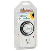 Hydrofarm Autopilot TM01015 Analog Grounded Timer, 1725W, 15A, 15 Minute