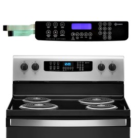 W10207933 Membrane Switch Touch Pad - OEM Compatible with Whirlpool Maytag KitchenAid Ranges, Replacement for WPW10207933 AP6017098 1547595 7450P117-60 GW399LXUS0 PS11750393