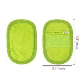 ReignSword 4 Pack Kids Sand Remover for Beach, Soft Removal Bags Vacation Essentials, Skin Friendly Sand Cleaner Mitt for Outdoor