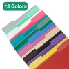 pmybupo Pink File Folders 8.5x11 Inch,1/3 Cut Tab Colored File