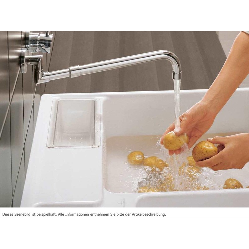 Villeroy & Boch Transparent Plastic Watering Bowl, Modern, Minimalist Kitchen