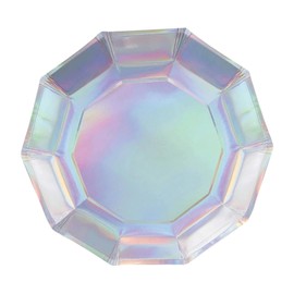 Beistle Iridescent Decagon Plates