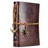 Leather Writing Journal Notebook, EvZ 7 Inches Vintage Nautical Spiral