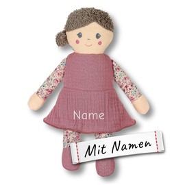 LALALO Sophie Rag Doll Embroidered with Name - First Sterntaler Baby Doll/Cuddly Doll for Girls, Gift Idea for Birth