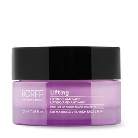 Korff Lifting Rich Face Cream, Lifting Effect with Lift Up Complex and Vitamin PP, Comfortable and Moisturising Texture for Dry Skin, Format 50 ml