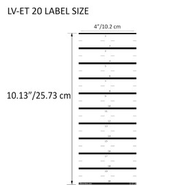 Littversions 20 Circuits 2 Pack Vinyl Replacement for Eaton Cuttler Hammer Electrical Circuit Breaker Fuse Panel Directory Labels Stickers CHMS Waterproof
