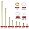 PATIKIL 1/8IP Thread 8 Size Lamp Line Kit with Lock