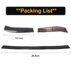 304 Stainless Steel Rear Bumper Protector for 2026-2027 Toyota RAV4