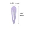 40 Counts Colorful Metal Snap Hair Clips 2 Inch Barrettes