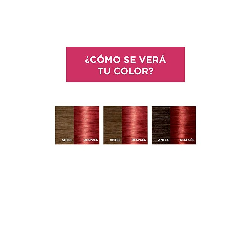 L'Oreal Paris, Tinte Para Cabello Excellence 6660 Rubio Oscuro Rojizo