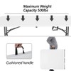 BestOffice Folding Table Camping Table Folding Table 6 Foot Plastic