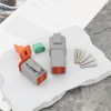ECSiNG 1 Set 6-Pin Waterproof Electrical Connection Kit DT04-6P DT06-6S