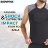 Bodyprox Baseball Chest Protector Shirt (Adult-M) Black