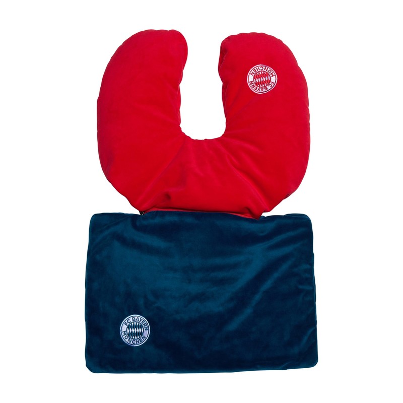 FC Bayern München 2-in-1 Travel Pillow Neck Pillow FCB Plus