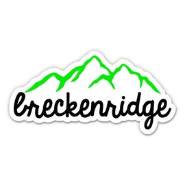Squiddy Breckenridge Colorado - Vinyl Sticker Decal for Phone, Laptop, Water Bottle (3" Wide)