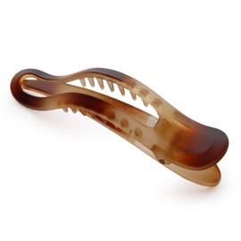 JewelVOX Hair Clip, Hair Accessories, Women's, Clear, Mat, Marble, Stylish, Popular, Adult (Brown)