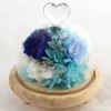 TEATSIGHT Preserved Flower Arrangement in a Glass Pot, Wrapped, 3 Flowers
