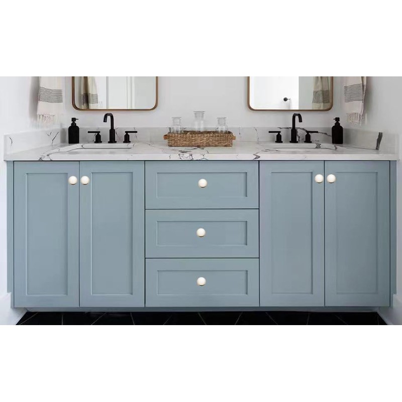 khtumeware 10 Pack 1-3/8 Inch(35mm) Polished Nickel Cabinet Knobs Dresser