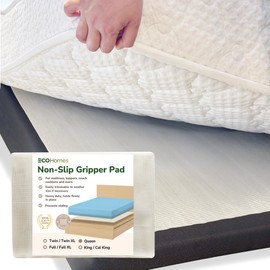 ECOHomes Non Slip Mattress Gripper Pad Stop Mattress, Keep Topper from Sliding - Anti Slip Grip Pads Holder Stop Couch Cushion, Sofa Cushions, Patio & Furniture to Prevent Sliding (Queen)