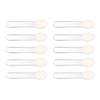 10 Pcs Transparent Eyeshadow Applicator Eyeshadow Brush Makeup Tools, Sponge