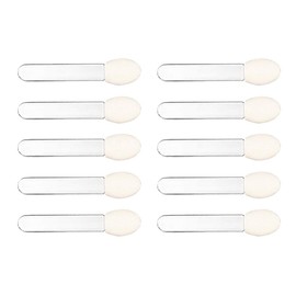 10 Pcs Transparent Eyeshadow Applicator Eyeshadow Brush Makeup Tools, Sponge ened and Attractive Eyeshadow Brushes