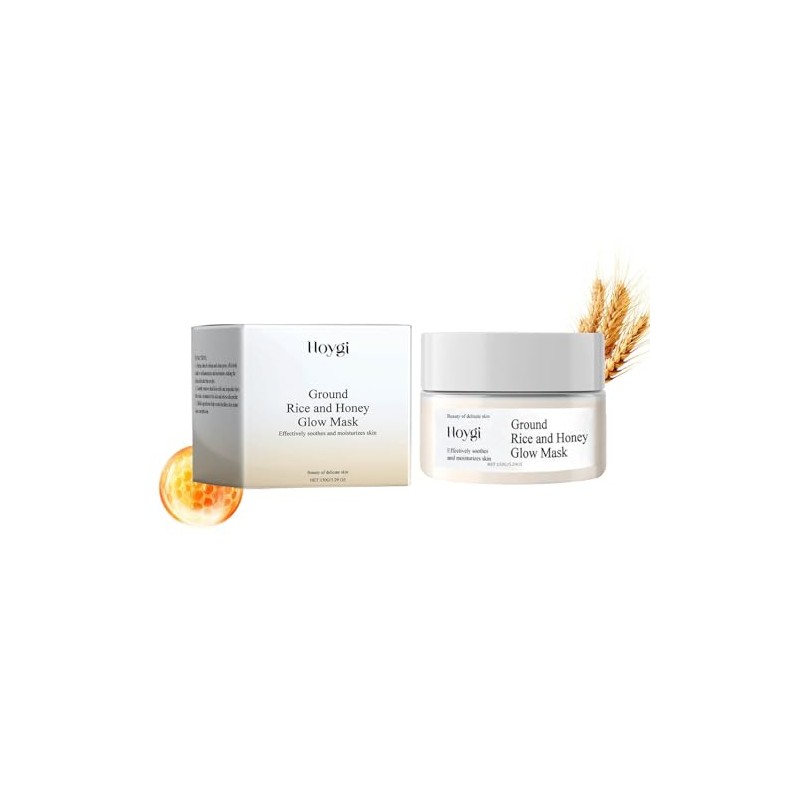 Ground Rice and Honey Glow Mask, Korean Refreshing Pore Clay