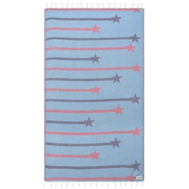 Sand Cloud Turkish Beach Towel - 100% Organic Cotton Turkish Bath Towels - Ultra Soft, Sand Free & Quick Dry Towel for Beach, Pool, or Picnic - As Seen on Shark Tank - Starry Night