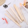 sourcing map 100pcs Wood Sticks, 1/8"x 1/8" x 12" Rectangle