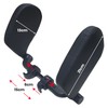 LED ATOMANT Leather Car Headrest Neck Cushion Adjustable Car Seat