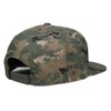 Armycrew Flat Bill Digital Camo American Flag Patch Snapback Cap