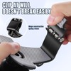 Hovom Rear View Mirror Phone Holder for Car, Clip-On Cell