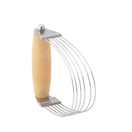 Mrs. Anderson’s Baking 6-Wire Pastry Cutter and Dough Blender, Stainless Steel with Wood Handle
