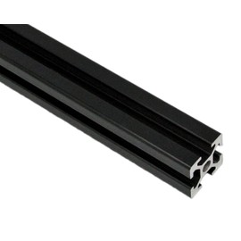 500mm ZYLtech Black 2020 (20mmx20mm) T Slot Aluminum Extrusion for 3D Printer and CNC (Single Pack)